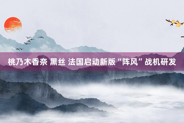 桃乃木香奈 黑丝 法国启动新版“阵风”战机研发