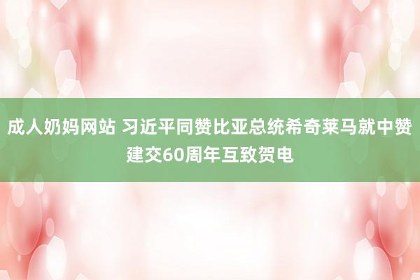 成人奶妈网站 习近平同赞比亚总统希奇莱马就中赞建交60周年互致贺电