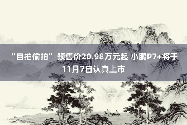 “自拍偷拍” 预售价20.98万元起 小鹏P7+将于11月7日认真上市