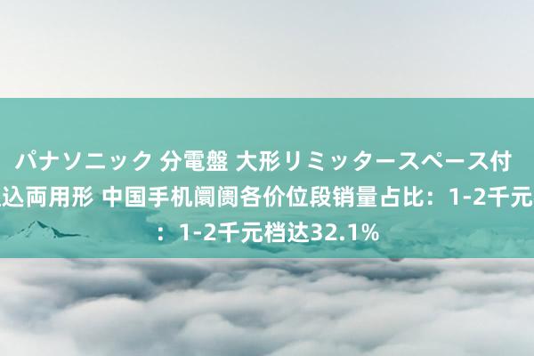 パナソニック 分電盤 大形リミッタースペース付 露出・半埋込両用形 中国手机阛阓各价位段销量占比：1-2千元档达32.1%