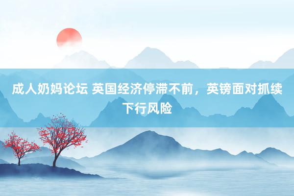 成人奶妈论坛 英国经济停滞不前，英镑面对抓续下行风险