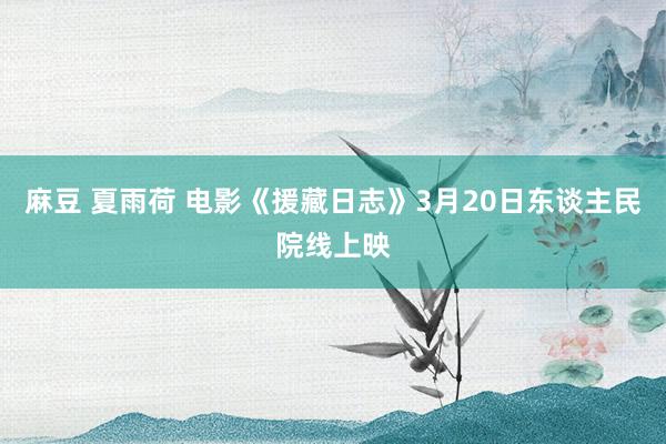 麻豆 夏雨荷 电影《援藏日志》3月20日东谈主民院线上映