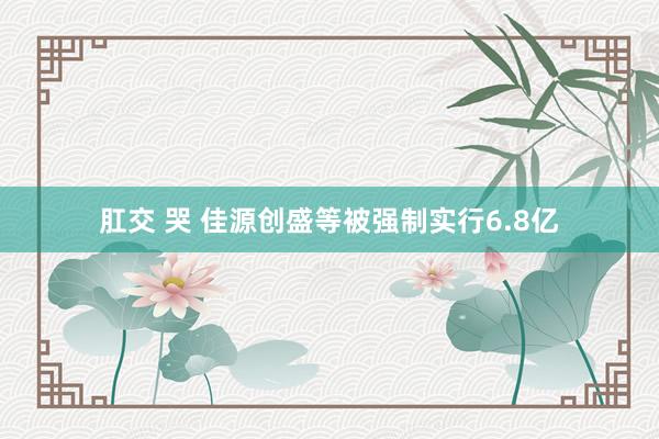 肛交 哭 佳源创盛等被强制实行6.8亿