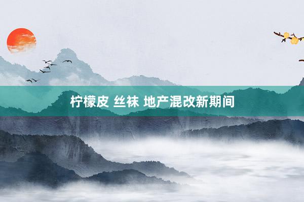 柠檬皮 丝袜 地产混改新期间