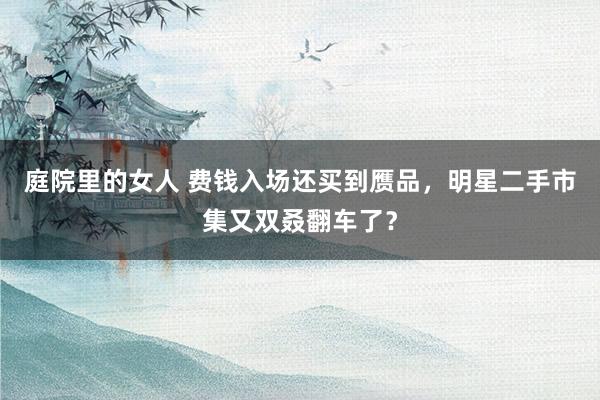 庭院里的女人 费钱入场还买到赝品，明星二手市集又双叒翻车了？